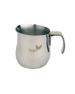 Lattiera Omnia in acciaio inox 18/10 con logo soya tazza 1/2