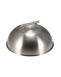 Cupola/cloche per cottura hamburger in acciaio inox 18/10 &Oslash; cm 25