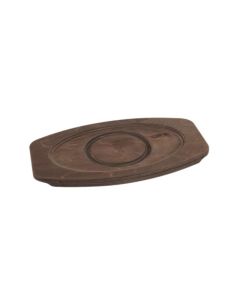 Vassoio in legno multistrato ovale