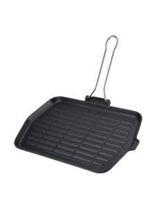 Bistecchiera Dietella Induction per induzione rettangolare in ghisa cm 23x36