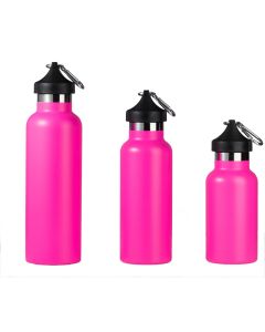 Borraccia termica fucsia con doppia parete in acciaio inox 18/10 cl 35