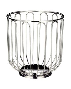 Porta agrumi in filo di acciaio inox 18/10 Ø cm 22 h cm 22