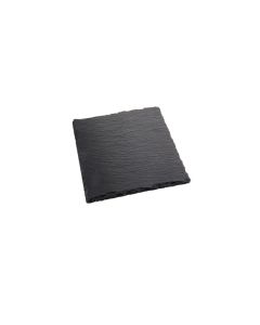 Sottobicchieri quadrati in ardesia cm 10x10 - Set 4 pezzi