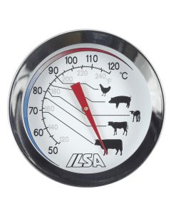 Termometro carne con sonda in acciaio inox 18/10 cm 10