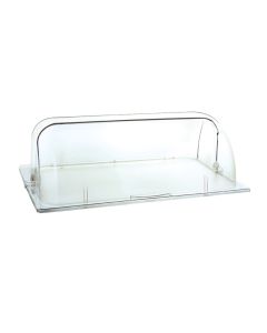 Coperchio roll-top rettangolare in policarbonato cm 53x32,5