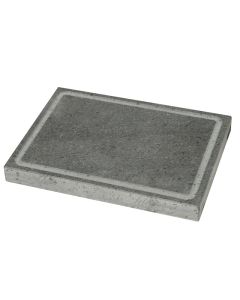 Pietra lavica rettangolare cm 19x37 per articolo 343